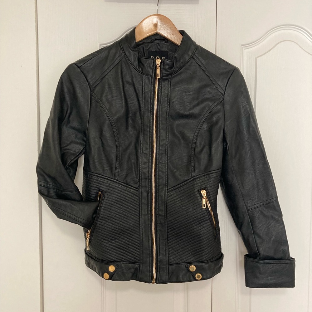 Faux Leather Jacket
